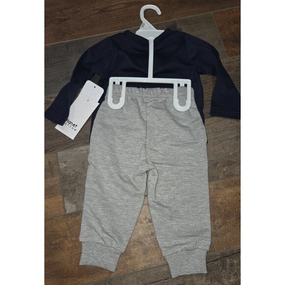 Planet Cotton I Dig Christmas 2pc Baby Outfit NWT Sz 12M B9 - Picture 2 of 4